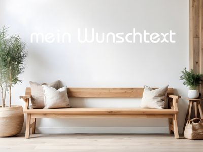 Wandtattoo Wunschtext 18 - Ansicht Farbauswahl
