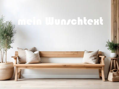 Wandtattoo Wunschtext 19 - Ansicht Farbauswahl