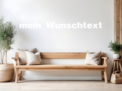 Wandtattoo Wunschtext 27 - Ansicht Farbauswahl