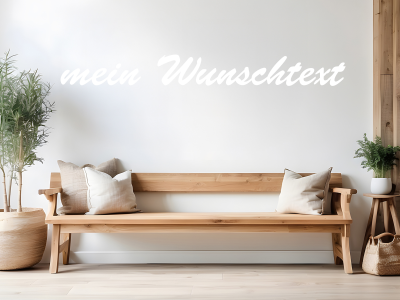 Wandtattoo Wunschtext 9 - Ansicht Farbauswahl
