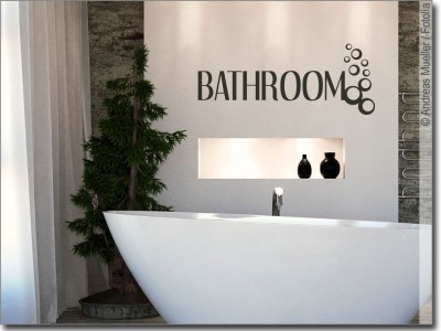Wandtattoo Badezimmer Motive und Sprüche zum Wohlfühlen