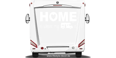 Wohnmobil Aufkleber Home
