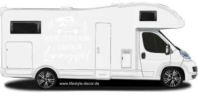 Wohnmobilaufkleber Ein Lebensgefühl