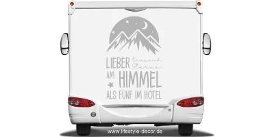 Wohnmobilaufkleber Tausend Sterne am Himmel