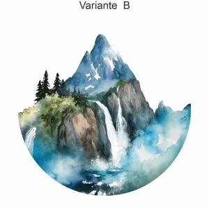 Aquarelle Berglandschaft (in 7 Varianten erhältlich)