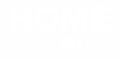Wohnwagen Aufkleber Home is