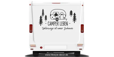 Wohnwagendekor Camper Leben