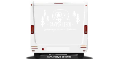 Wohnwagendekor Camper Leben