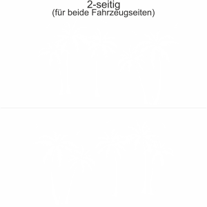 Camperaufkleber Palmen