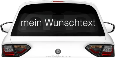 Autoaufkleber Wunschtext | 25