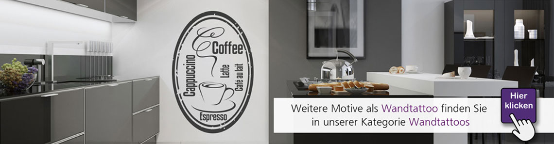Wandtattoo küche: kulinarische wandmotive und sprüche